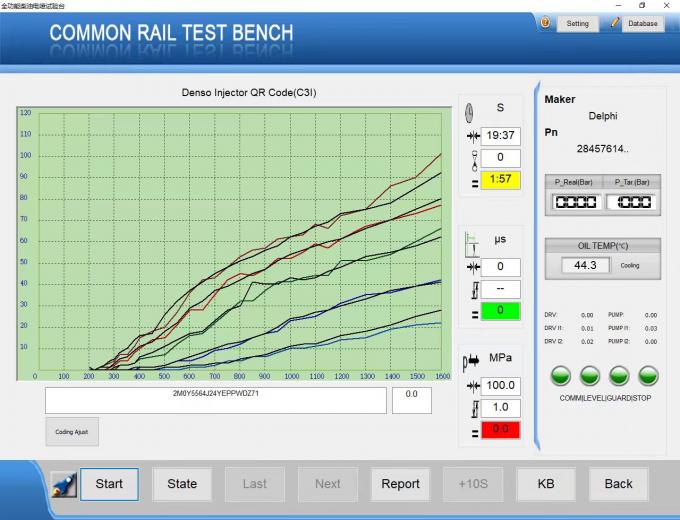 JZ-326S HEUI Common Rail Integrated Machine High Medium Pressure Injector Test Bench 5